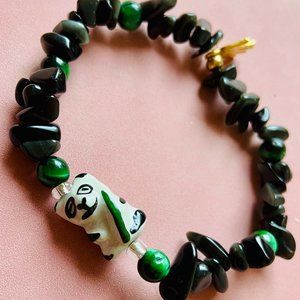 Natural Stone Panda Bracelet